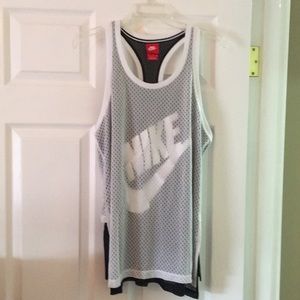 Nike racerback mesh shirt, never worn.